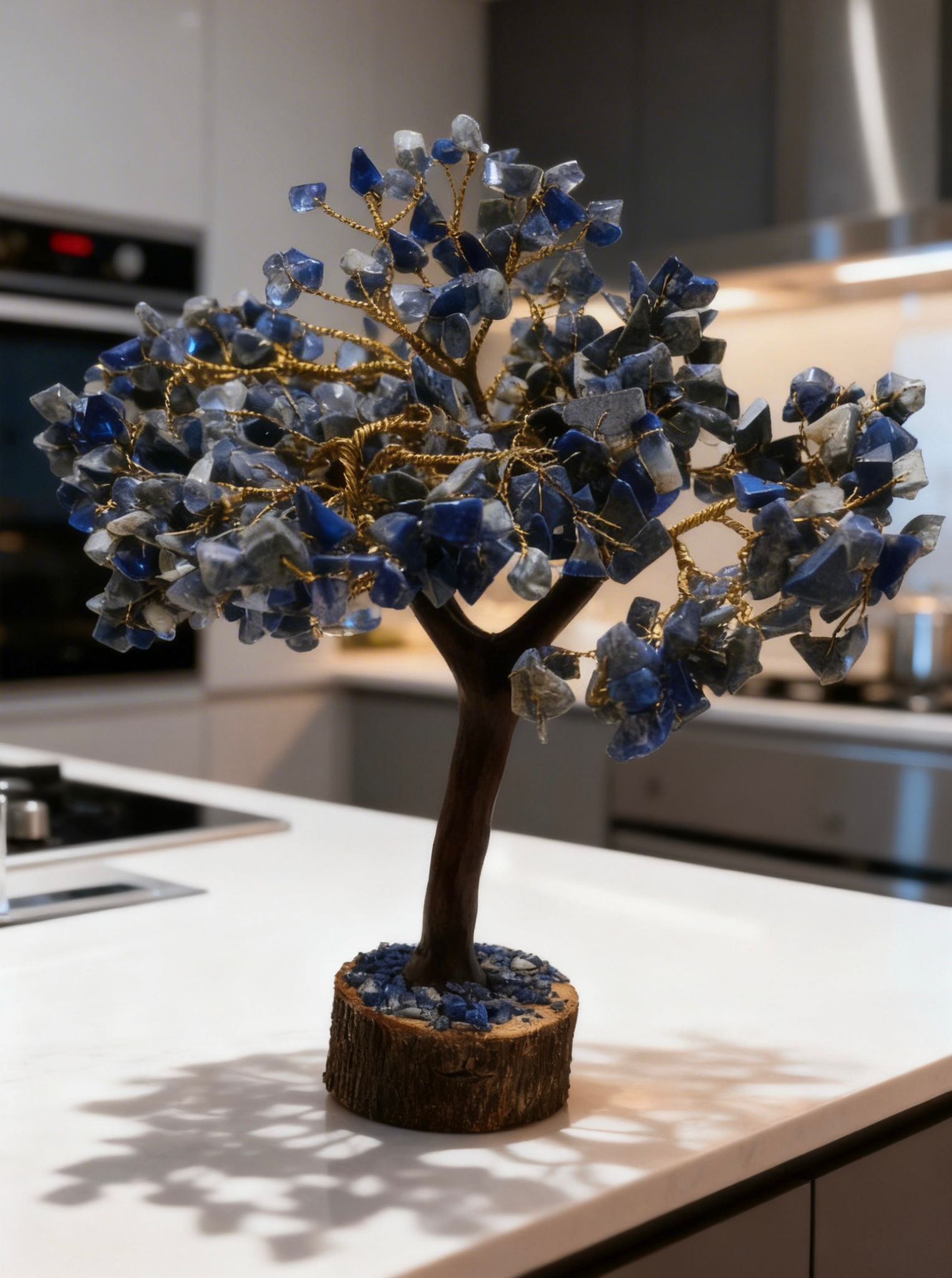 Lapis Lazuli Crystal Tree – Natural Healing Stone Décor