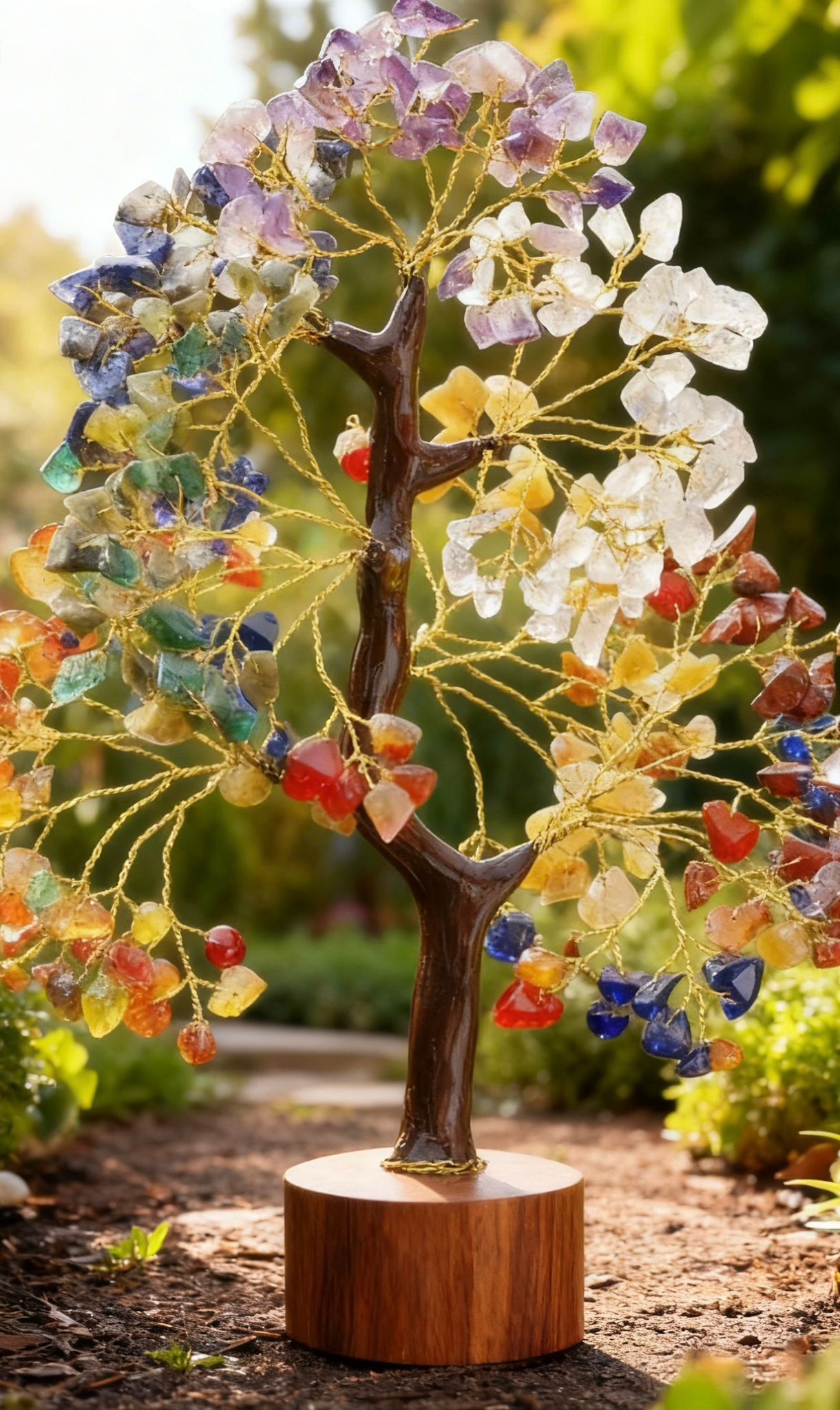 7 Chakra Crystal Wish Tree