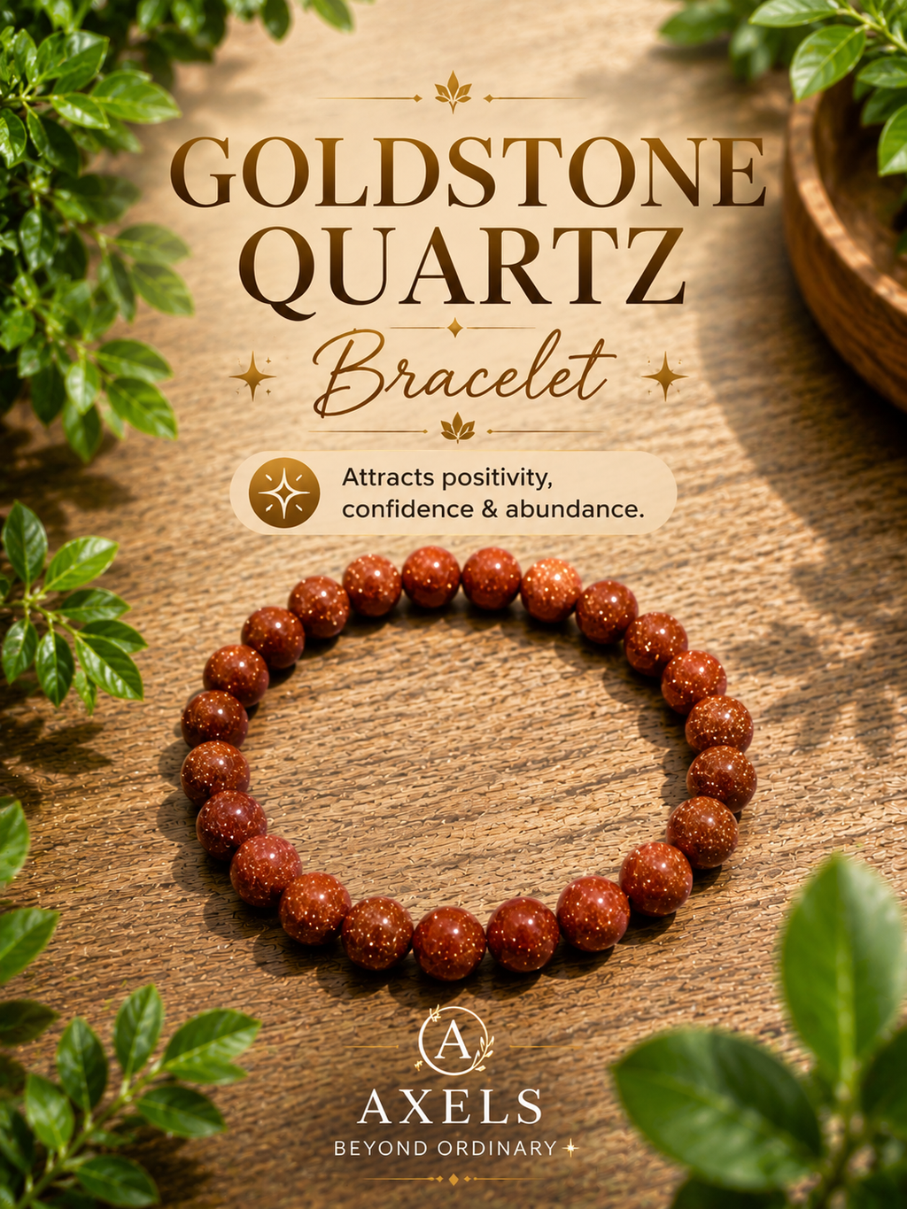 Goldstone Bracelet – The Stone of Ambition ✨🔥
