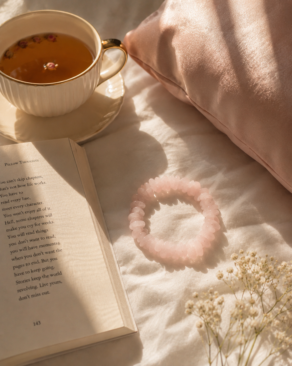 Rose Quartz Bracelet – Open Your Heart to Love, Peace & Healing