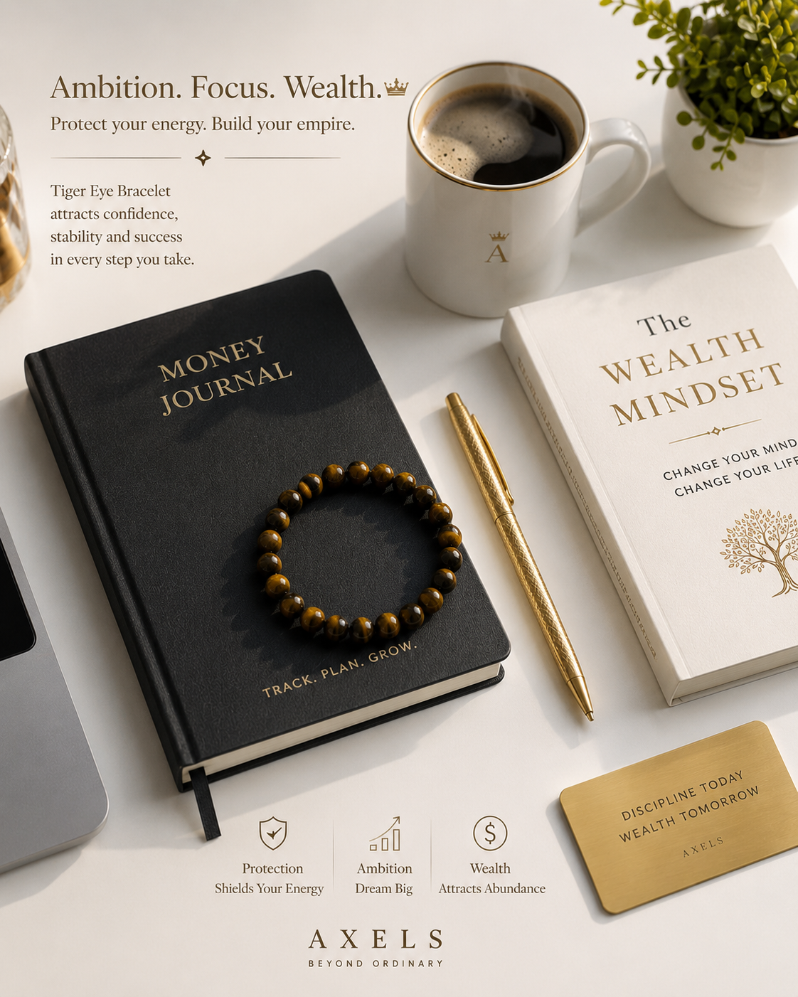 Tiger's Eye Bracelet – Stay Bold, Focused & Fearlessly Confident