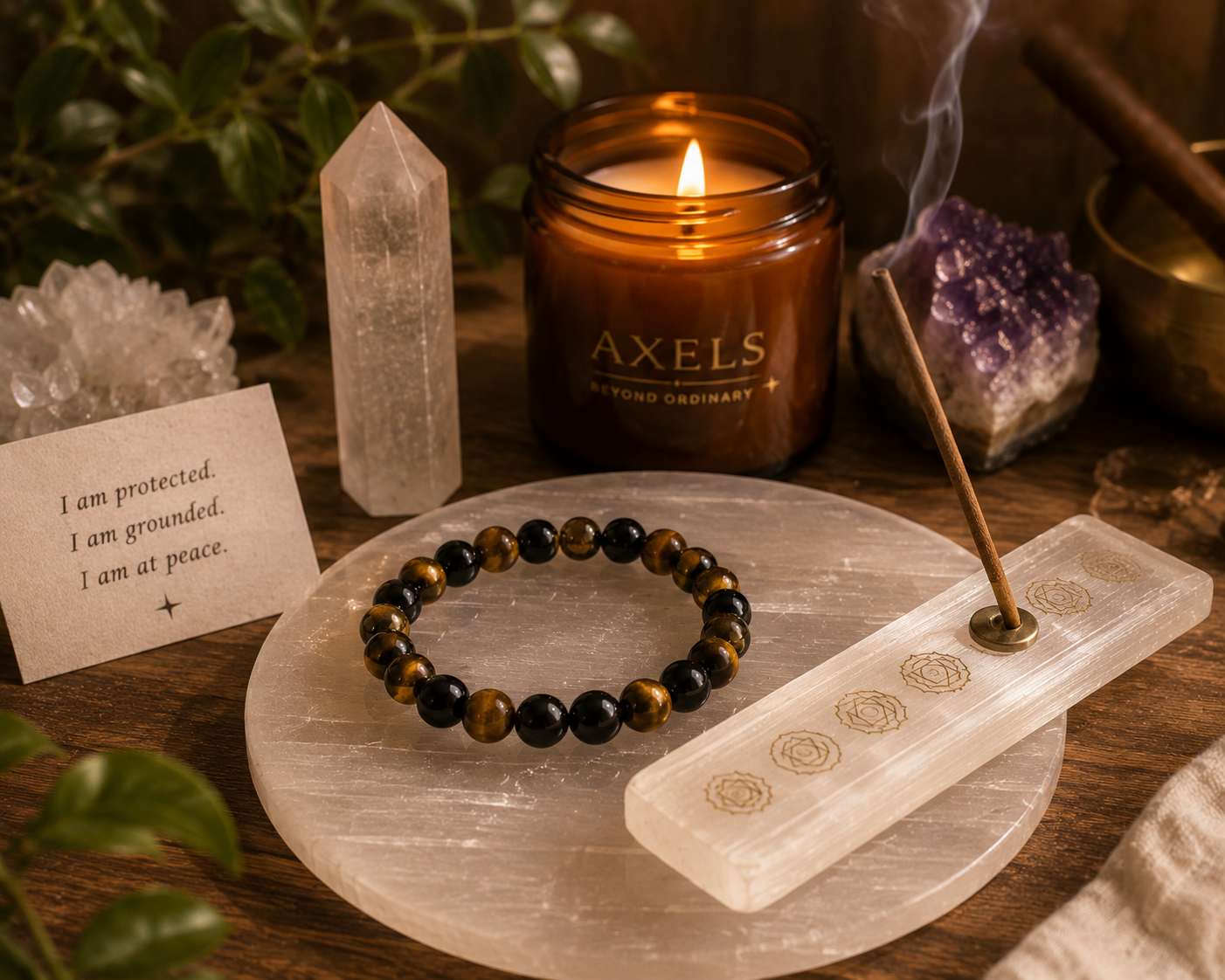 Triple Protection Bracelet – 3 Powerful Crystals, 1 Powerful Shield