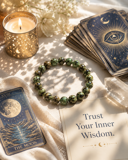 African Turquoise Bracelet – Grow Through Life, Stay Calm & Protect Your Peace