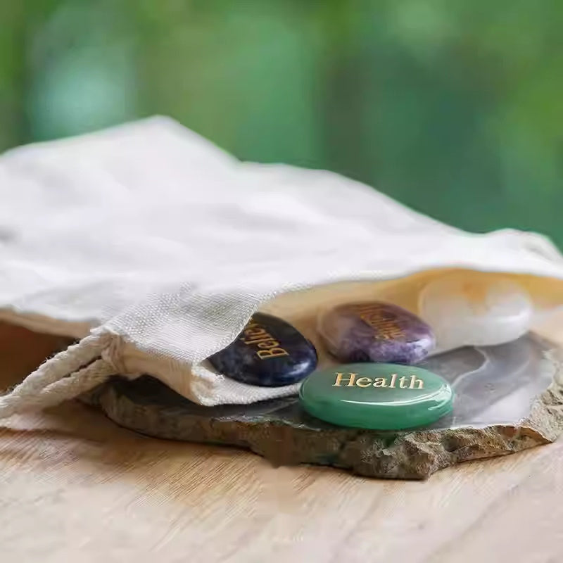 Natural Palm Stone Mineral Power Stone Crystal Agate