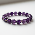 Amethyst Round Beads Bracelet