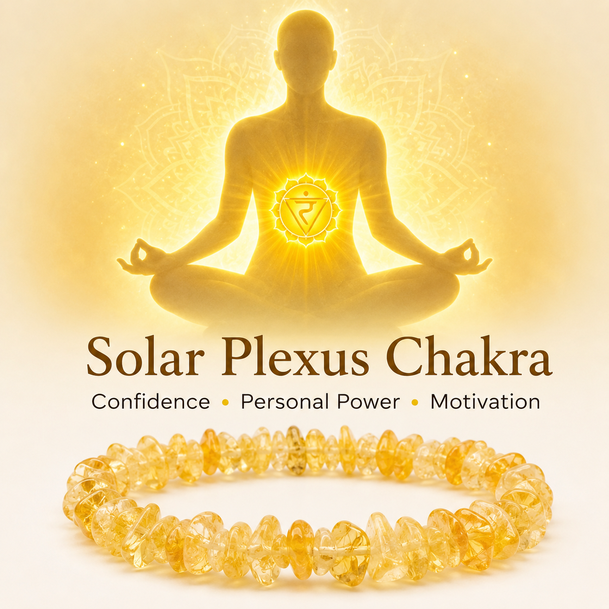 Citrine Bracelet | Money Magnet Crystal for Abundance & Confidence