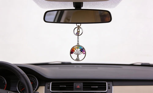 7 Chakra Tree Keychain – Balance, Protection & Energy Alignment