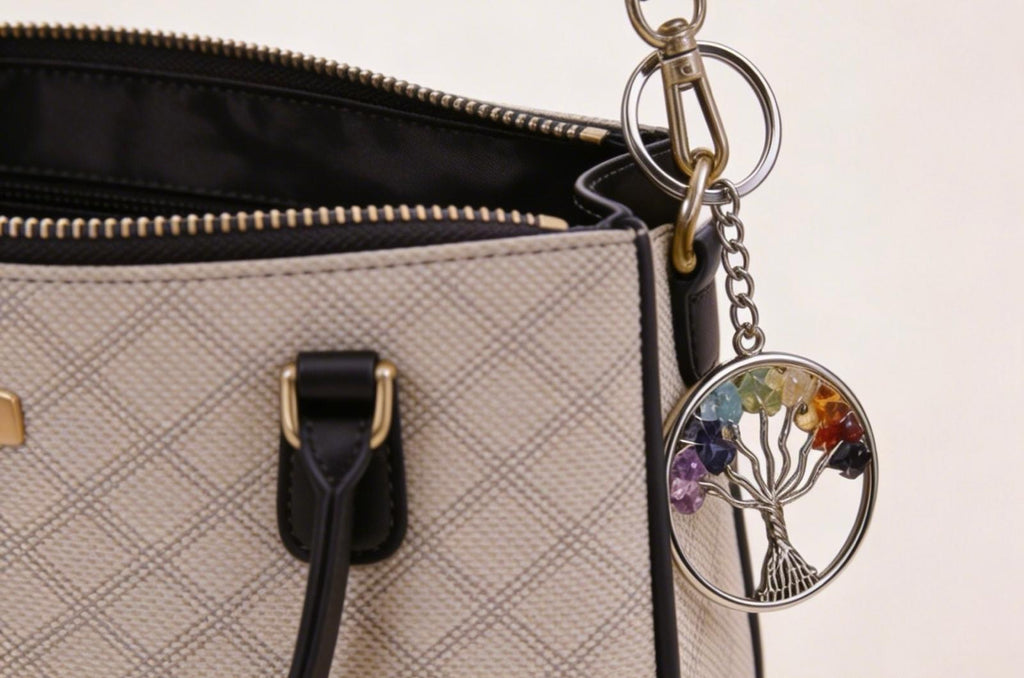 7 Chakra Tree Keychain – Balance, Protection & Energy Alignment