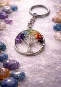 7 Chakra Tree Keychain – Balance, Protection & Energy Alignment